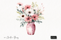 Pink Flower Vase | Spring PNG Product Image 1