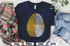 Vatican City SVG | Vatican City Flag Fingerprint | SVG PNG Product Image 1