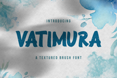 Vatimura - Textured Brush Font Product Image 1