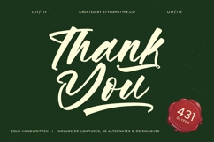 Vaughn Daniel - Bold Handwritten Font Product Image 20