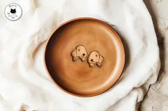 Bedlington Terrier Dog Stud Earrings | Dog Laser Cut SVG Product Image 4
