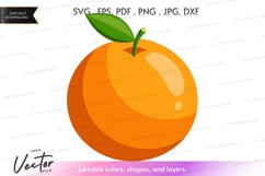 Orange vector clipart Product Image 1