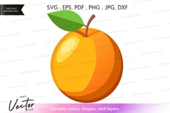 Orange vector clipart Product Image 1