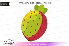 Strawberry vector clipart Product Image 1