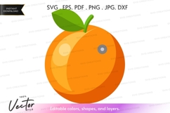 Orange vector clipart Product Image 1