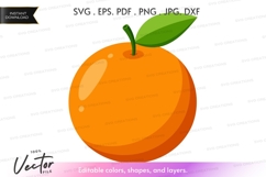 Orange vector clipart Product Image 1