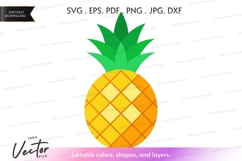 Pineapple vector clipart Product Image 1
