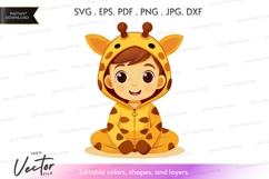 Child in giraffe costume Product Image 1