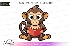 Reading monkey Product Image 1