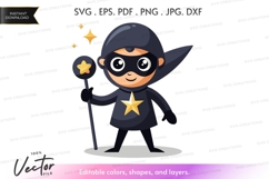Vector silhouette of a magical character Product Image 1