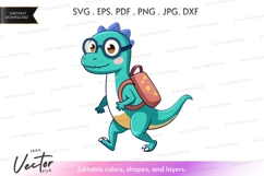 Smart dinosaur with backpack Product Image 1