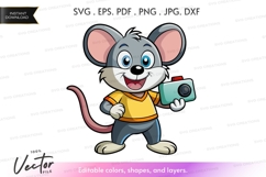 Happy mouse with camera Product Image 1