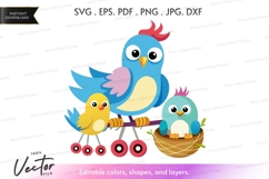 Bird family on skates Product Image 1