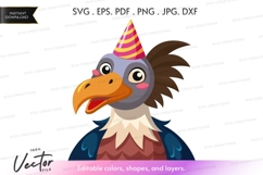Celebrating bird vector clipart Product Image 1