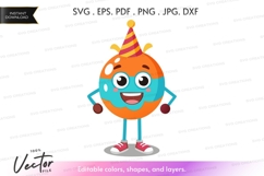 Celebrating planet character Product Image 1