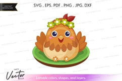 Decorative thanksgiving turkey clipart Product Image 1