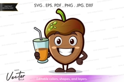 Happy apple juice character Product Image 1
