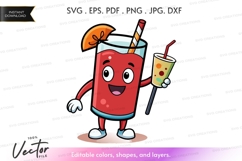 Cheerful drink character Product Image 1
