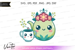 Tea time with a floral friend Product Image 1