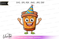 Celebrating trash can Product Image 1