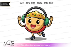 Dancing taco clipart Product Image 1