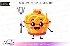 Happy spaghetti character Product Image 1