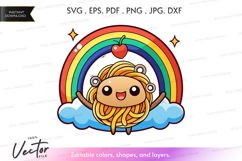 Happy child under rainbow Product Image 1