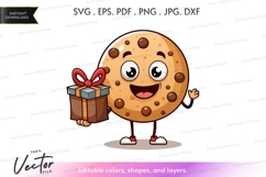 Happy cookie with gift Product Image 1