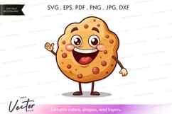Happy cookie character Product Image 1