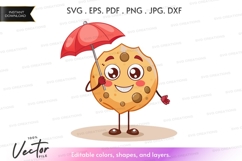 Happy cookie with umbrella Product Image 1