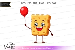 Cheerful sponge clipart Product Image 1