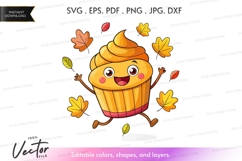 Happy fall cupcake Product Image 1