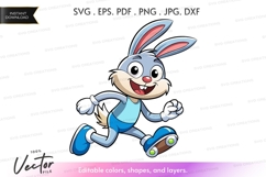 Happy bunny on skates Product Image 1