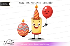 Birthday celebration vector clipart Product Image 1