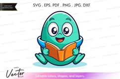 Reading egg character Product Image 1