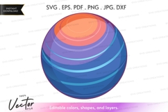 Colorful sphere vector clipart Product Image 1