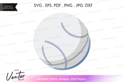 Baseball vector clipart Product Image 1