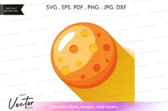 Delicious pizza slice vector clipart Product Image 1
