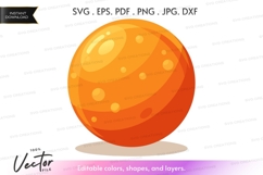 Orange vector clipart Product Image 1