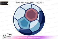 Soccer ball vector clipart Product Image 1