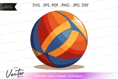 Colorful sphere vector clipart Product Image 1