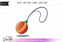 Vector clipart of a yo-yo Product Image 1