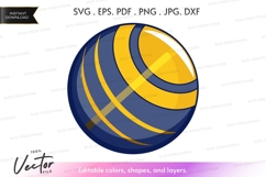 Stylized globe vector clipart Product Image 1