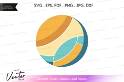 Colorful beach ball vector clipart Product Image 1