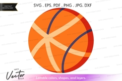 Basketball vector clipart Product Image 1