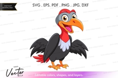 Cartoon vulture clipart Product Image 1