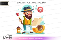 Vector clipart of a painter Product Image 1