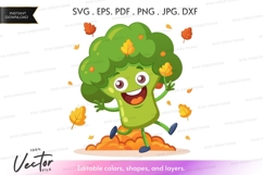 Happy broccoli in autumn Product Image 1
