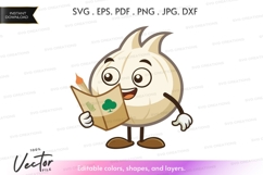 Reading onion character Product Image 1