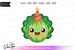 Celebrating cactus vector silhouette clipart Product Image 1